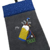 Picture of Golf Towel - 19e trou - Grey & Electric blue