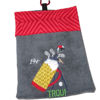 Picture of Golf Towel - 19e trou - Grey & red
