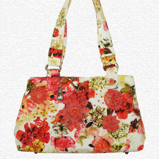 Picture of Handbag - Coral Blooms