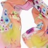 Image sur Foulard Mode - Floraison pêche