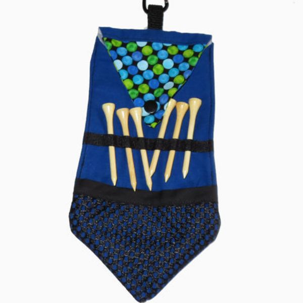 Image sur Étui à cellulaire - Pois royal et bleu