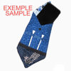 Picture of Golf Pouch - Royal dots and black