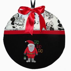 Image de Déco porte Boule de Noël - Père Noël