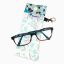 Image de Étui à lunettes - Flowers Teal