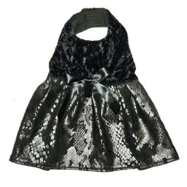 Image sur Robe canine de soirée Velour/Cuirette