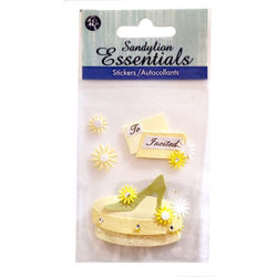 Image de Étiquettes Sandylion 2004 - Souliers jaunes et boîte
