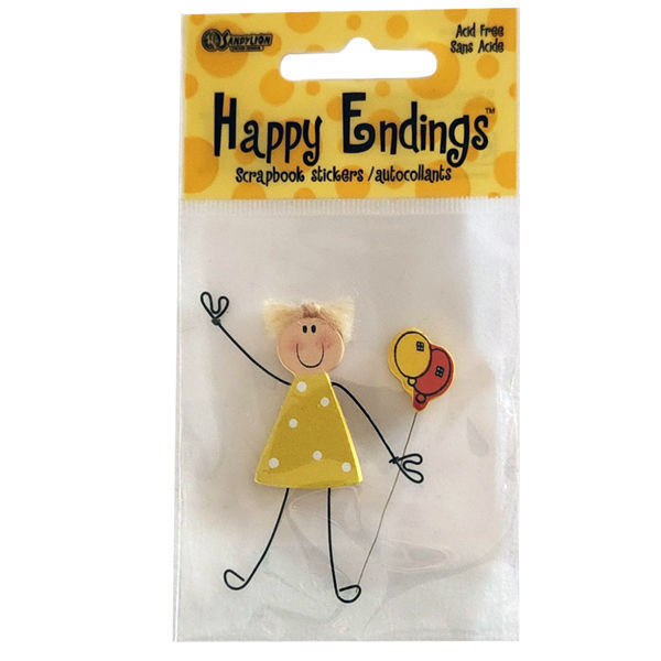 Image sur Étiquettes Sandylion 2003 Happy Endings - LP Ballon