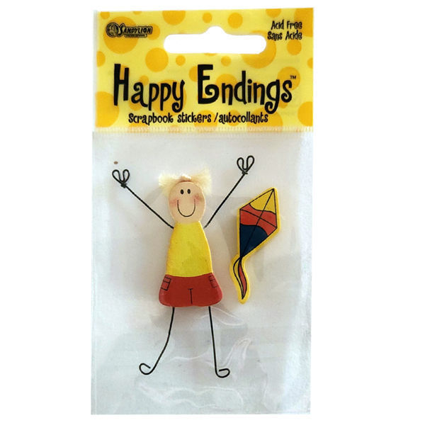 Picture of 2003 Sandylion stickers - Happy Endings LP Kite