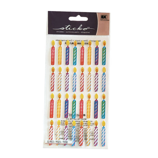 Picture of Birthday Candles stickers