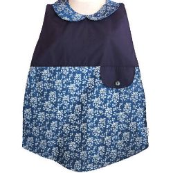 Image de Bavoir Mode Ajustable - Floral Sarcelle