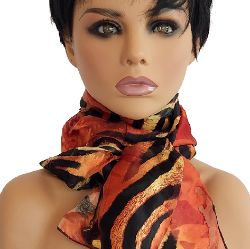 Image de Foulard Mode - Tigre Roux