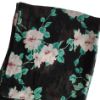 Image sur Foulard Mode - Floral sur noir