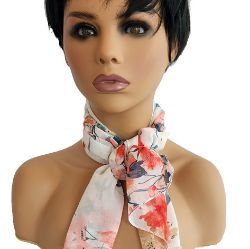 Image de Foulard Mode - Jardin corail