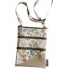 Image sur Sac à bandoulière - floral beige (3 pochettes)