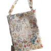 Image sur Sac à bandoulière - floral beige (3 pochettes)