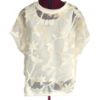 Image sur Chemisier - Organza plissé floral