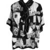 Image sur Chemisier - Noir et blanc