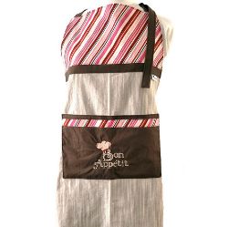 Picture of Bon Appétit! Apron - Pink Stripes